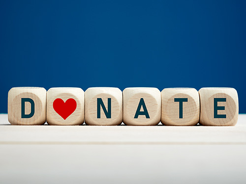 Donate to your favorite charities, but create a budget first.>